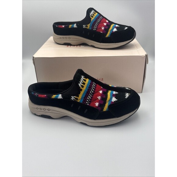 EASY SPIRIT TRAVELTIME 628 Slide Nordic X Wide 9 WW Boho Shoes NEW IN BOX‎ - Picture 1 of 15